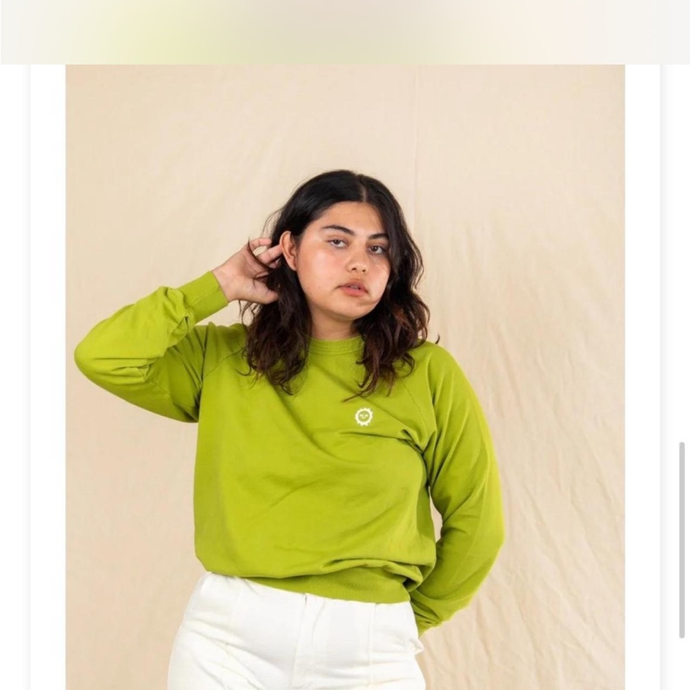 Big Bud Press Lime Green Crewneck Sweatshirt